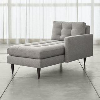 Petrie Right Arm Midcentury Chaise Lounge