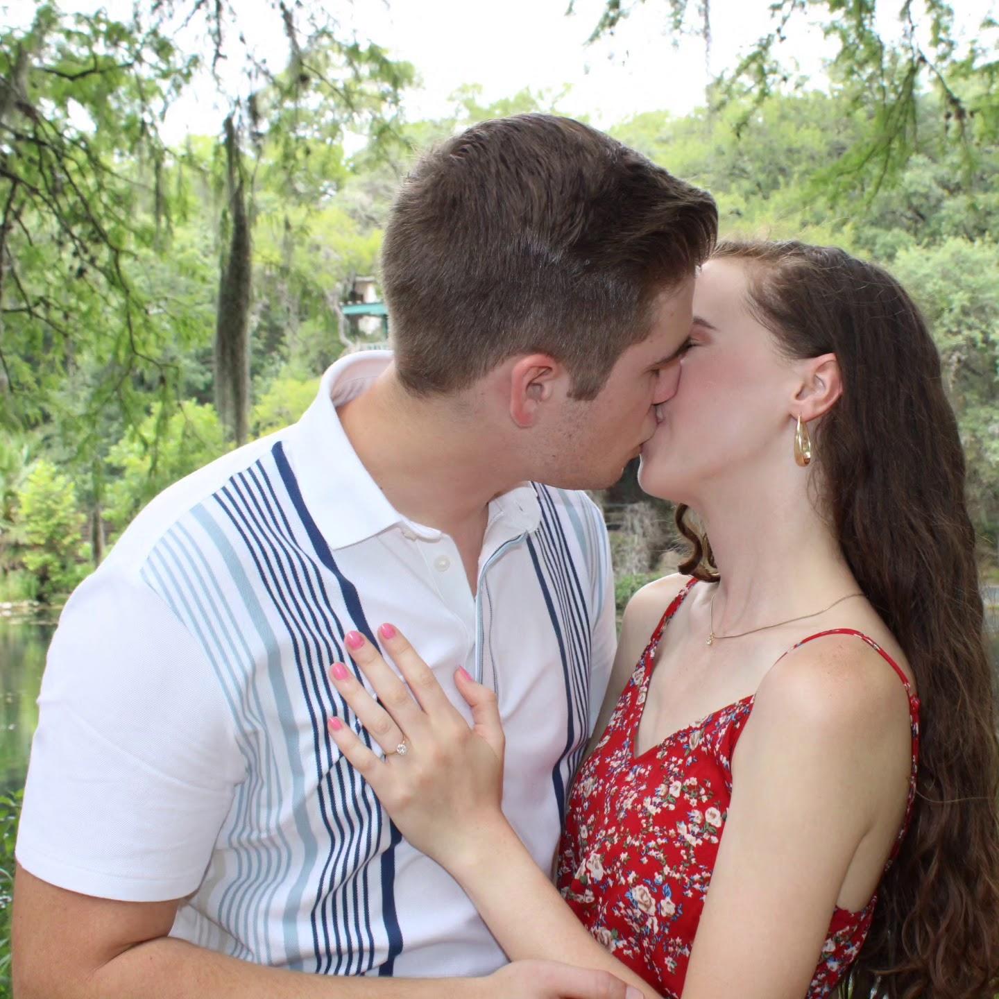 The day after she said yes!