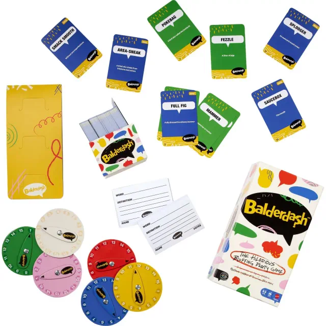 Balderdash Bluffing Party Game for Teens & Adults and Game Night Fun with Slang Cards for 2-6 Players