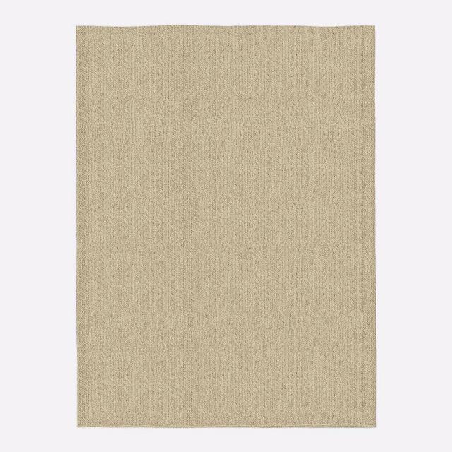 Woven Cable All Weather Rug, 3'x5', Natural