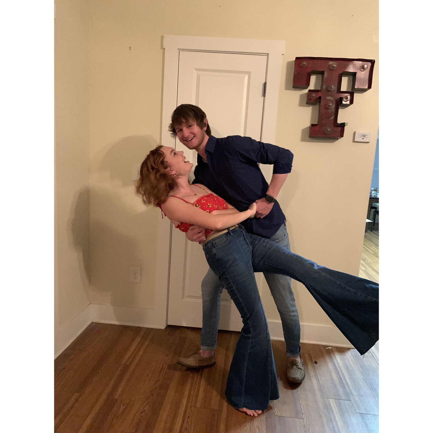 One of our very first pictures!