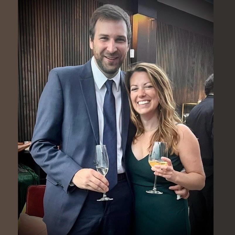 At our friends’ wedding in Brooklyn!