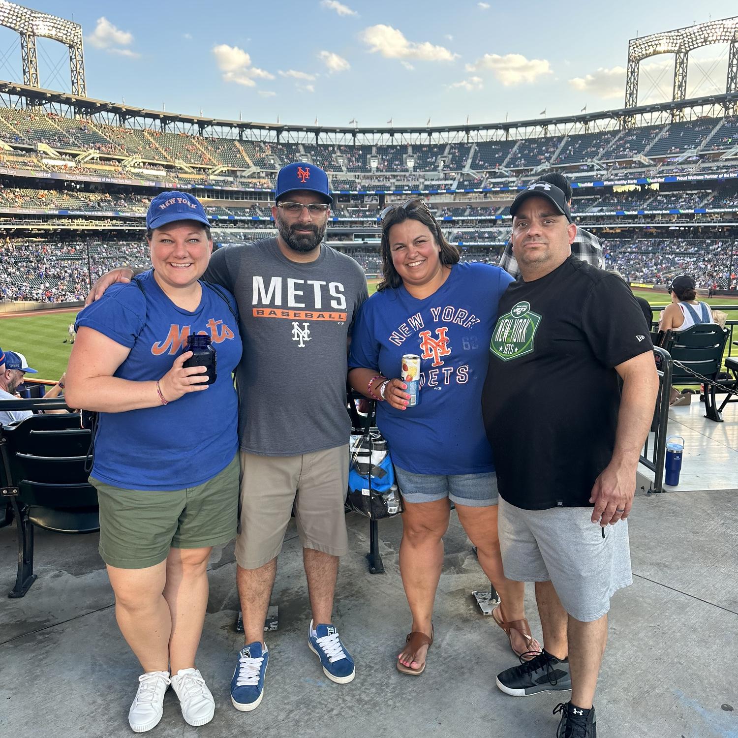 It wouldn’t be summer if we didn’t get to a Mets game. This one we were able to meet our friends there! Can’t wait to see you at the wedding!