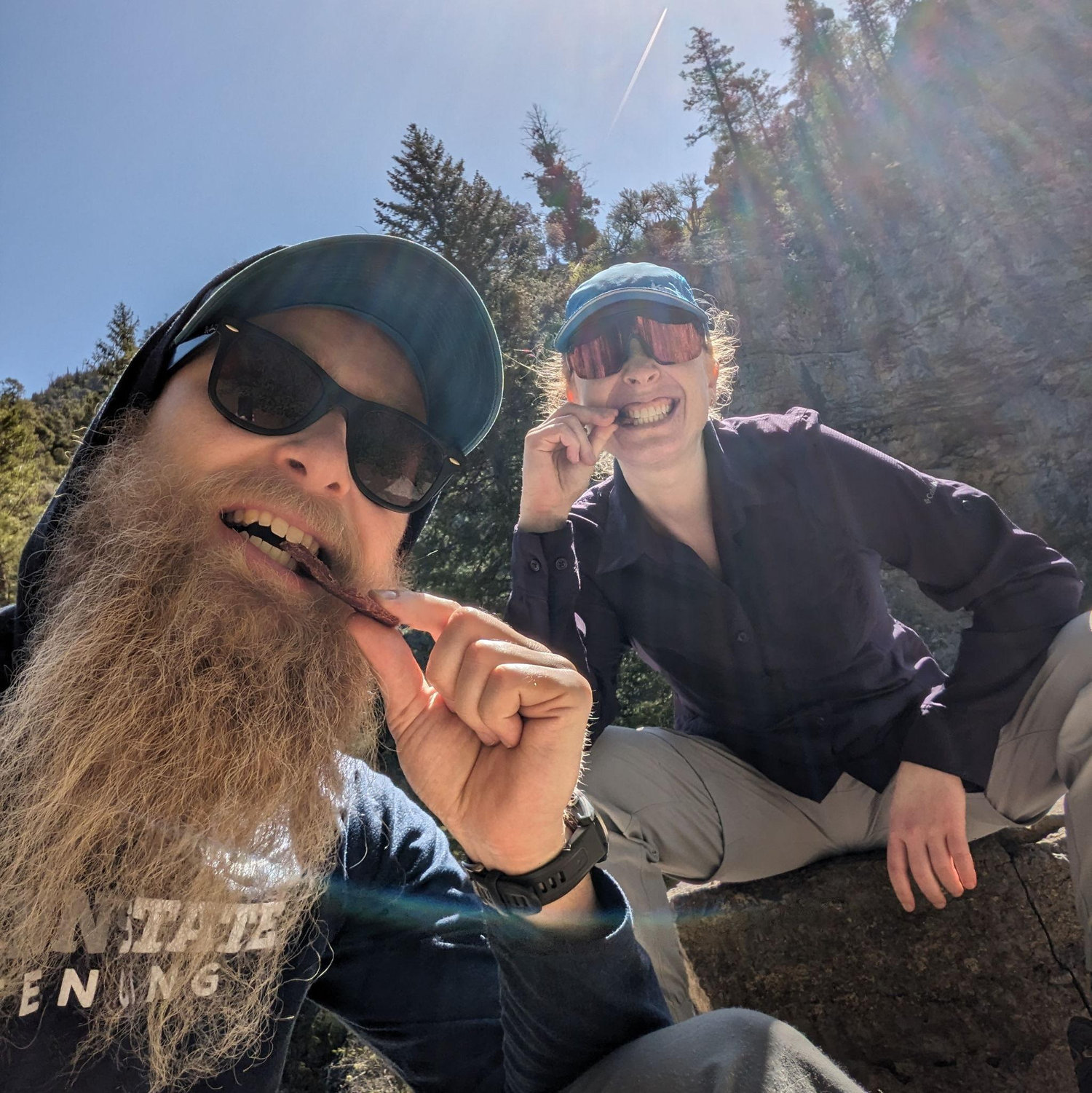 There is NOTHING like enjoying jerky with your partner during a hike.