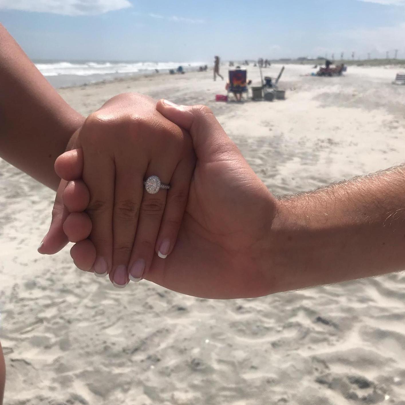 The Engagement:
On August 14, 2020, Ryan asked Caitlyn to marry him while on vacation with her family in Sea Isle City. She, of course, said yes.