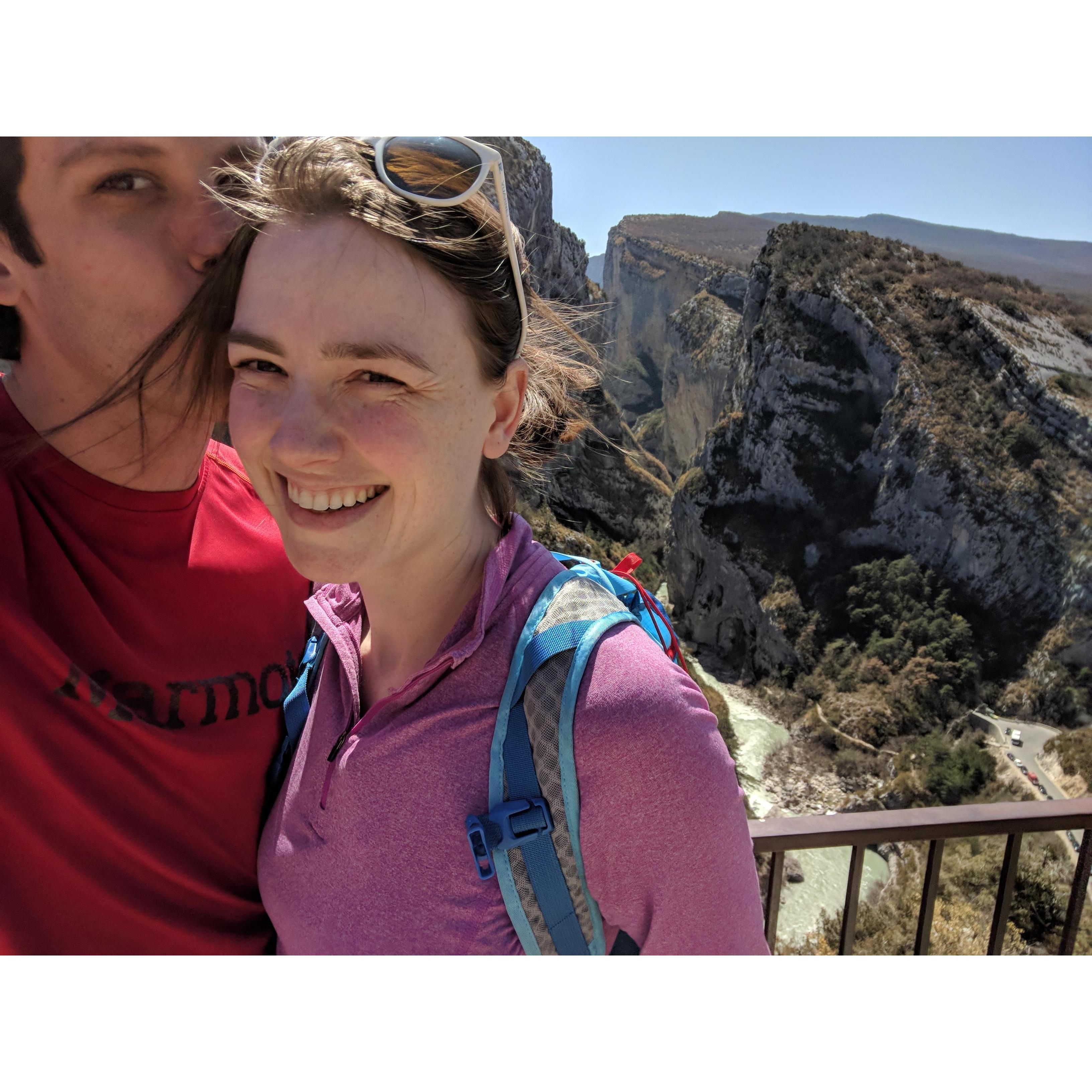 Micheline lookin' gorgeous in Gorges du Verdon, France (April 2018)