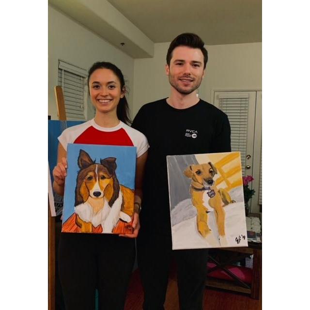 Our first Valentine's Day.