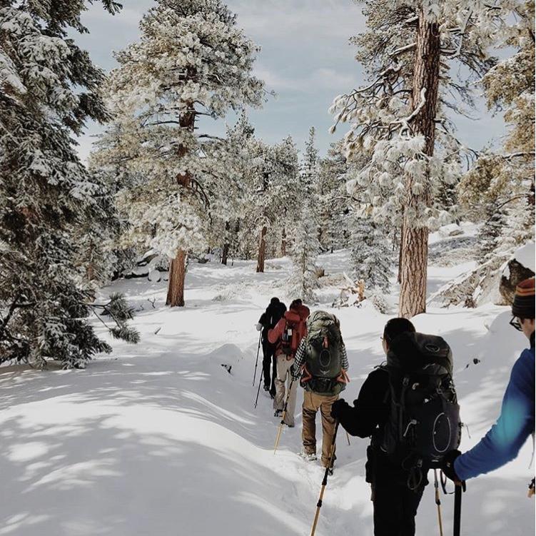 backpacking with friends