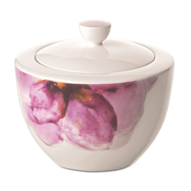 Villeroy & Boch Rose Garden Covered Sugar