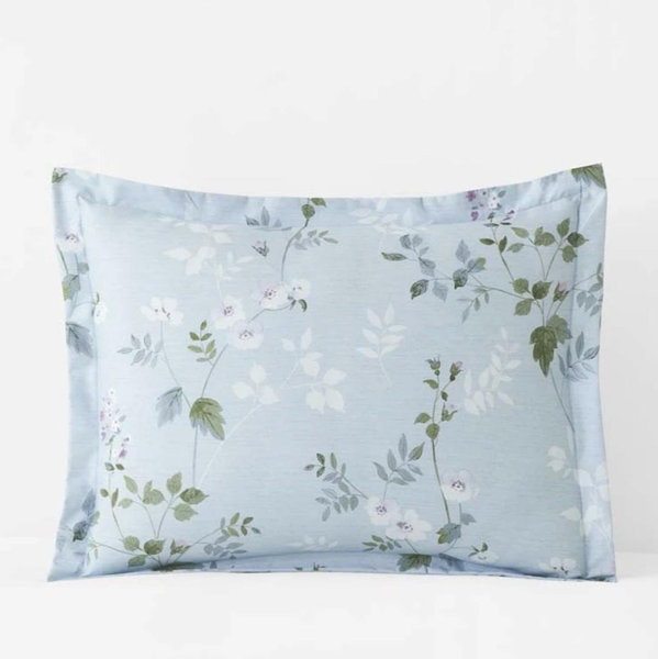 Wispy Meadow Premium Smooth Wrinkle-Free Sateen Sham - Blue Multi, Standard