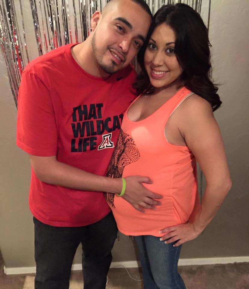 Celebrating our baby Audrina