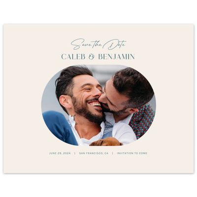 Beige Wedding Digital Save the Date - Latona Classic