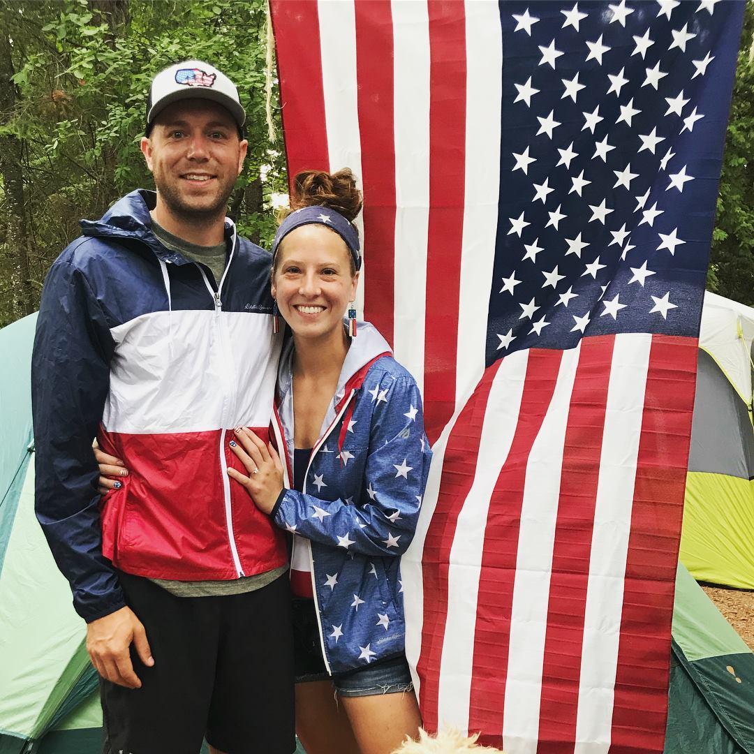 Zach and Abby got engaged on July 1 and did some major celebrating on July 4!