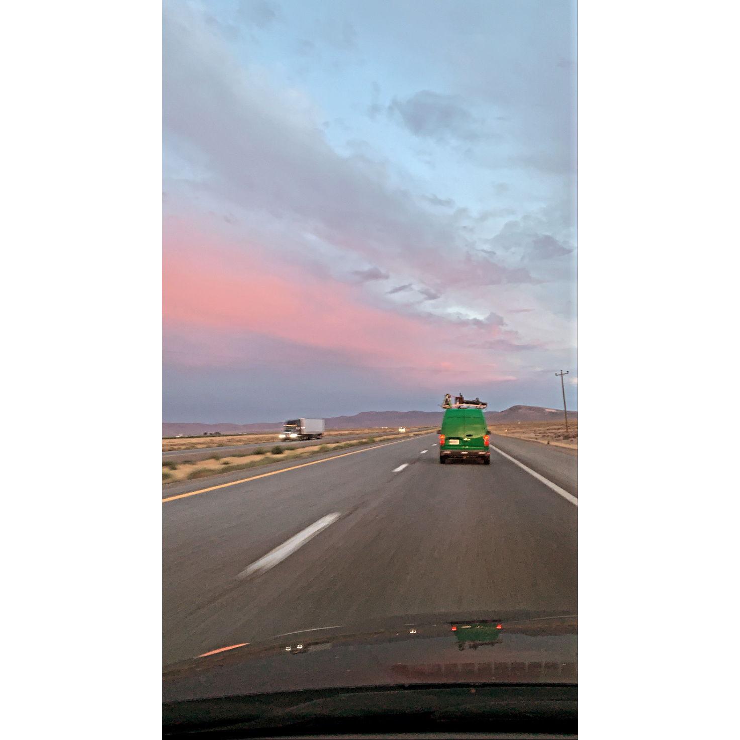 Traveling across the country