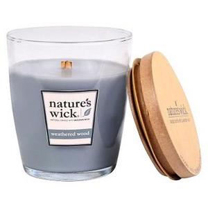 Nature's Wick Jar Candle Weathered Wood 10oz - Nature's Wick®