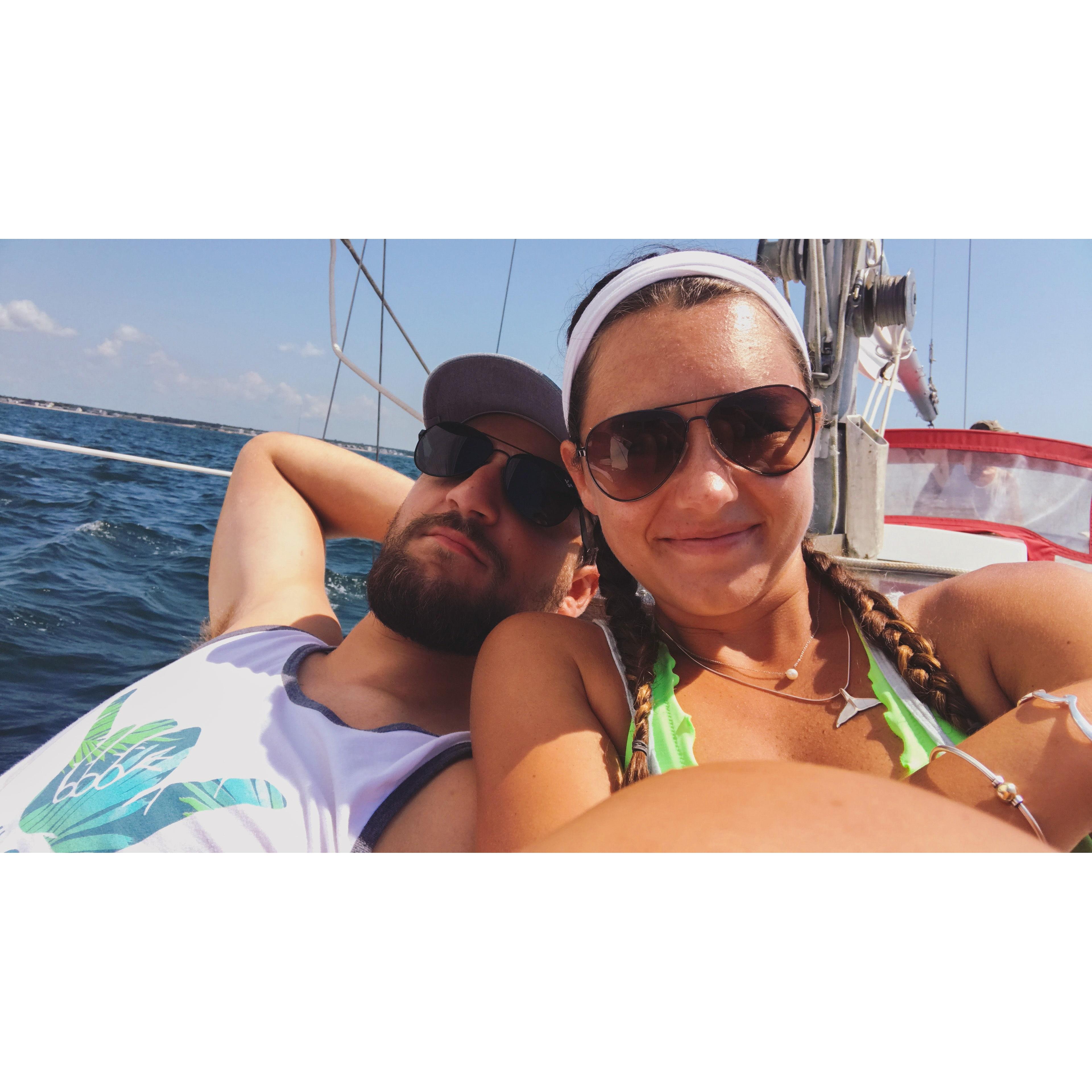 Joey’s first adventure out to sea on ‘Home Run’ with Captain Brown and company