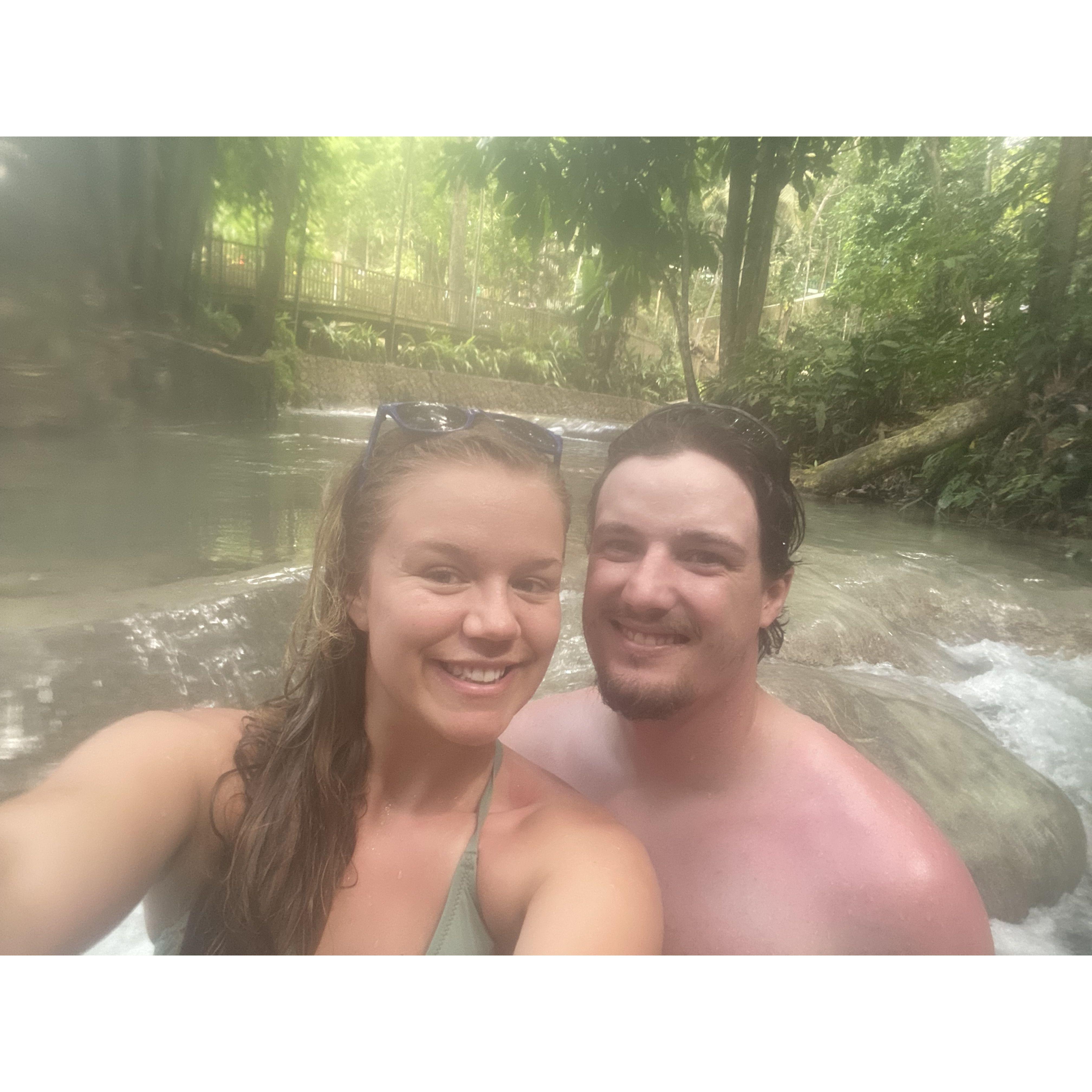 On our vacation to Jamaica right before we moved in together
