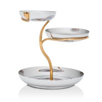 L'Objet Deco Leaves Three Tier Large Server