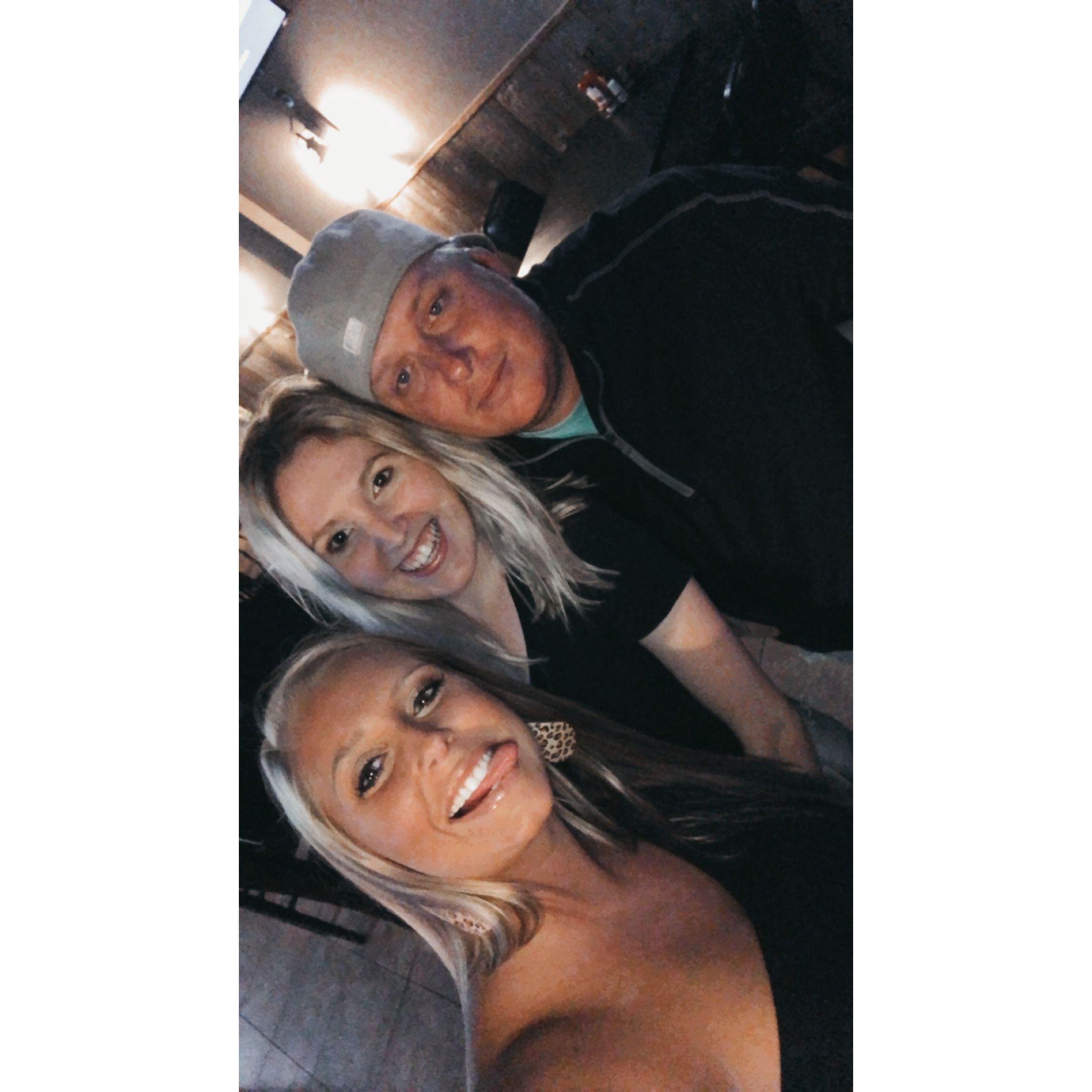One of the many bar nights where Rhi would force us to take pictures together to get us talking