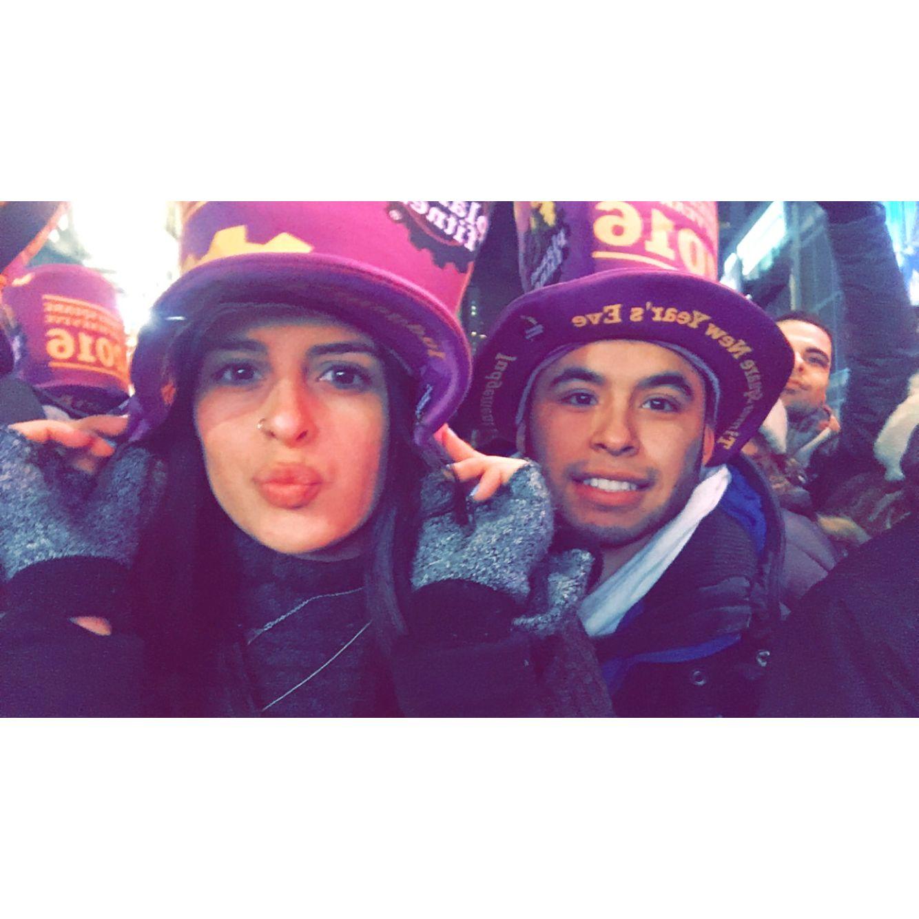 Waited 14 hours to watch the ball drop for New Year 2016.