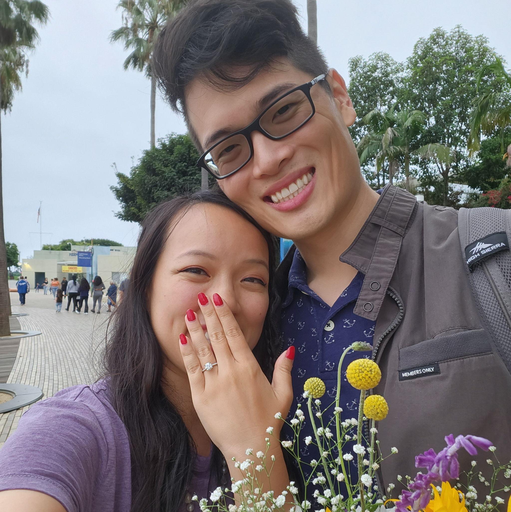 Joe proposed! 09/2023