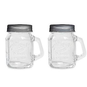 Mason Jar Salt and Pepper Shaker Set