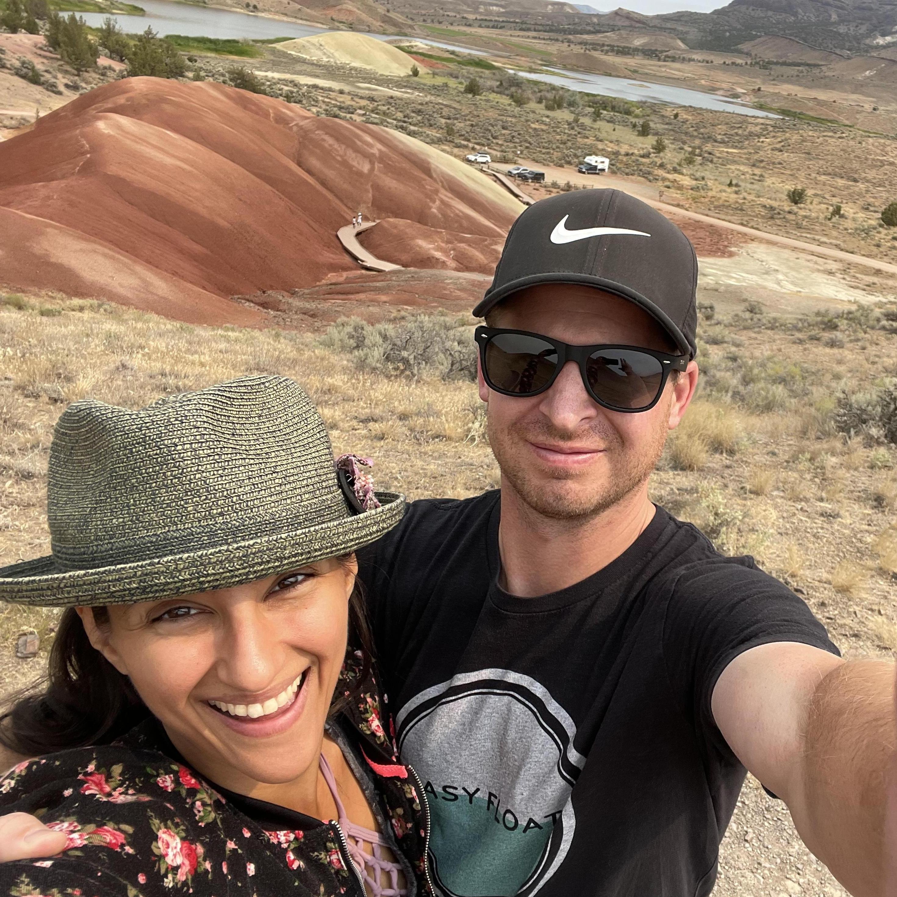 The Painted Hills in Mitchell, OR.