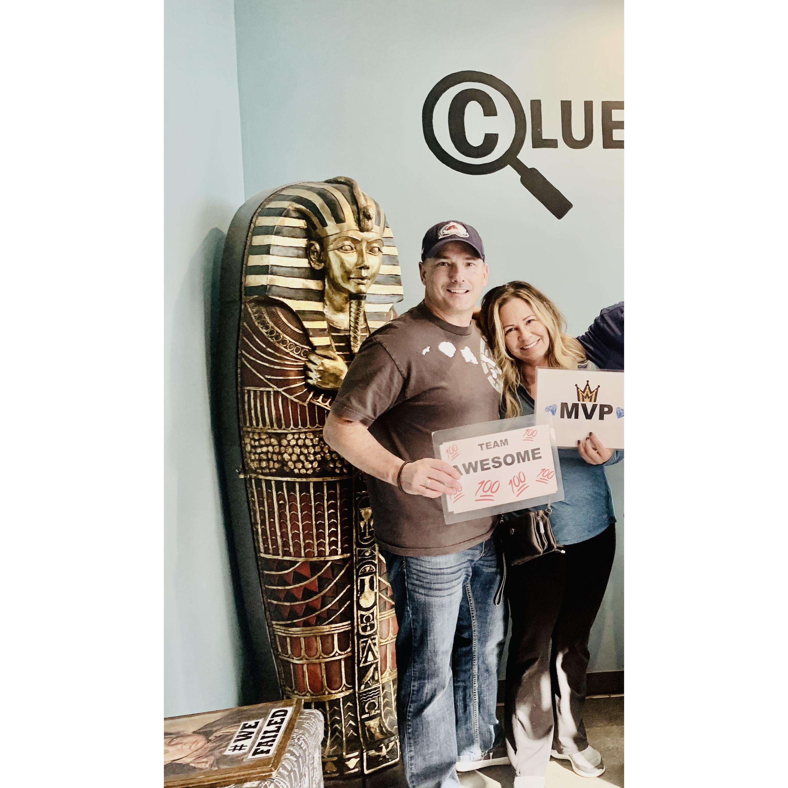 Our first Clue Room. We nailed it - MVP!