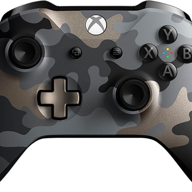Microsoft - Wireless Controller for Xbox One and Windows 10 - Night Ops Camo Special Edition