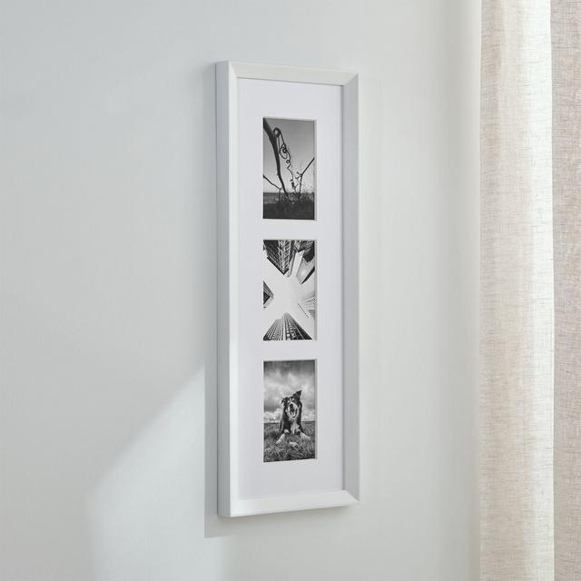Icon Triple 4x6 White Wall Frame