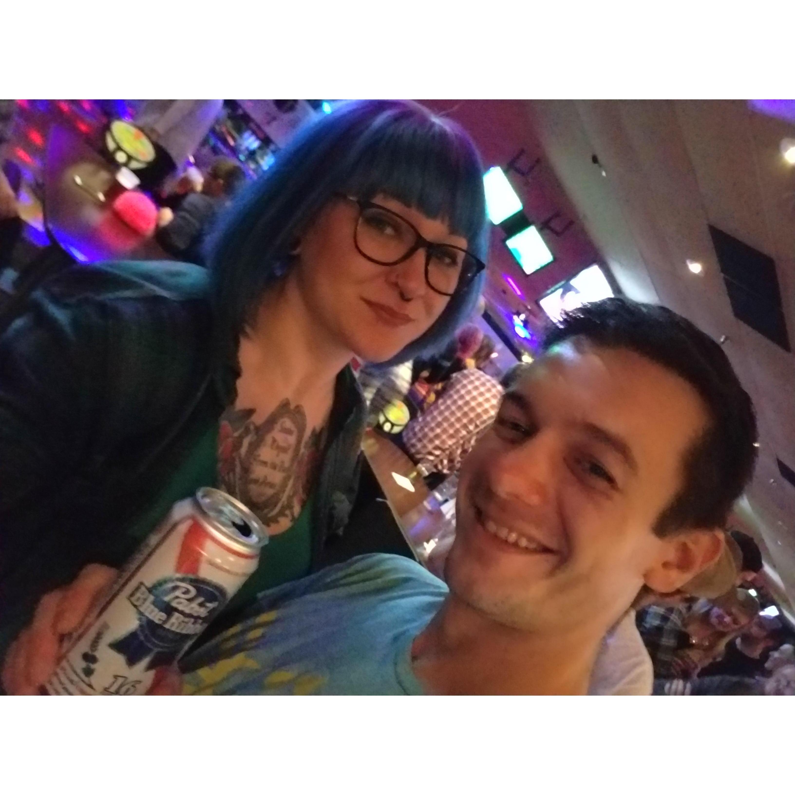 Out celebrating a friends birthday