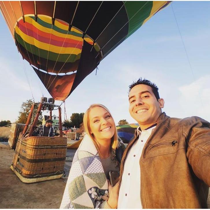 Hot air balloon ride at 6 am!