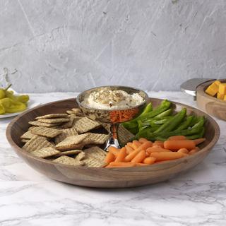 Hammersmith Wooden Chip & Dip Server