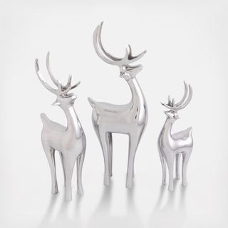 Vintage 3-Piece Reindeer Set