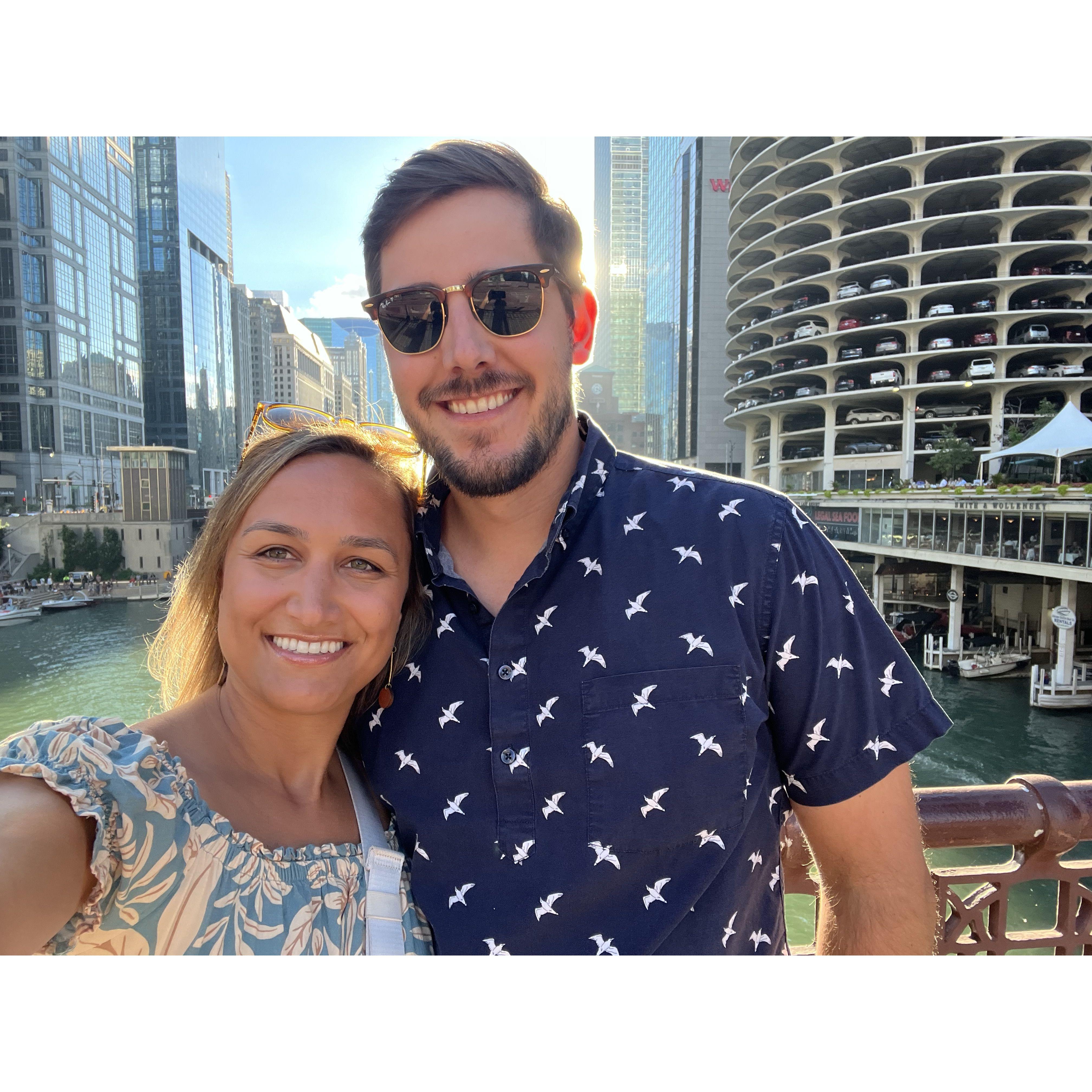 Strolling through Chicago