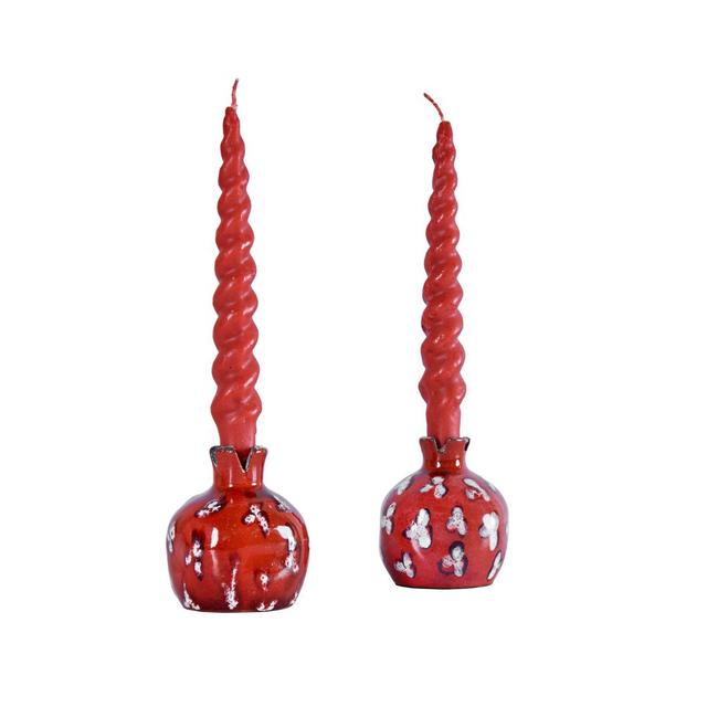 POMEGRANATE CANDLE HOLDER