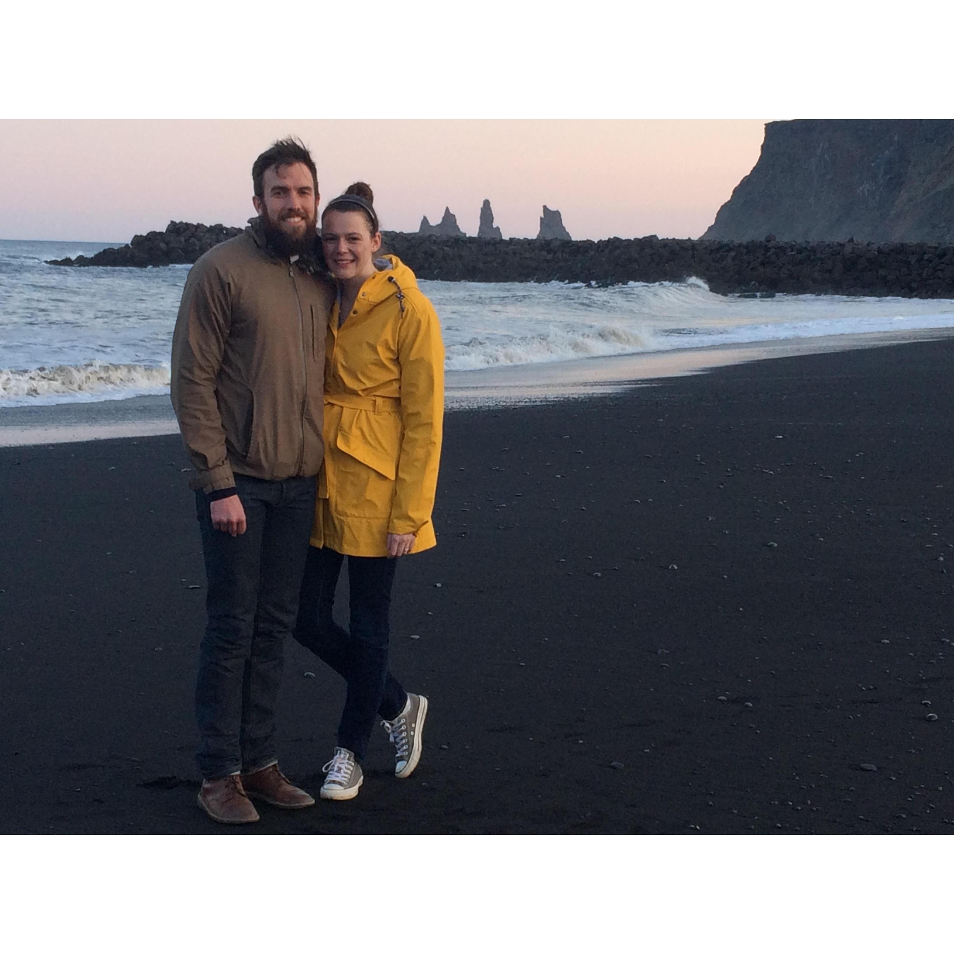 The volcanic ash beaches of Iceland!