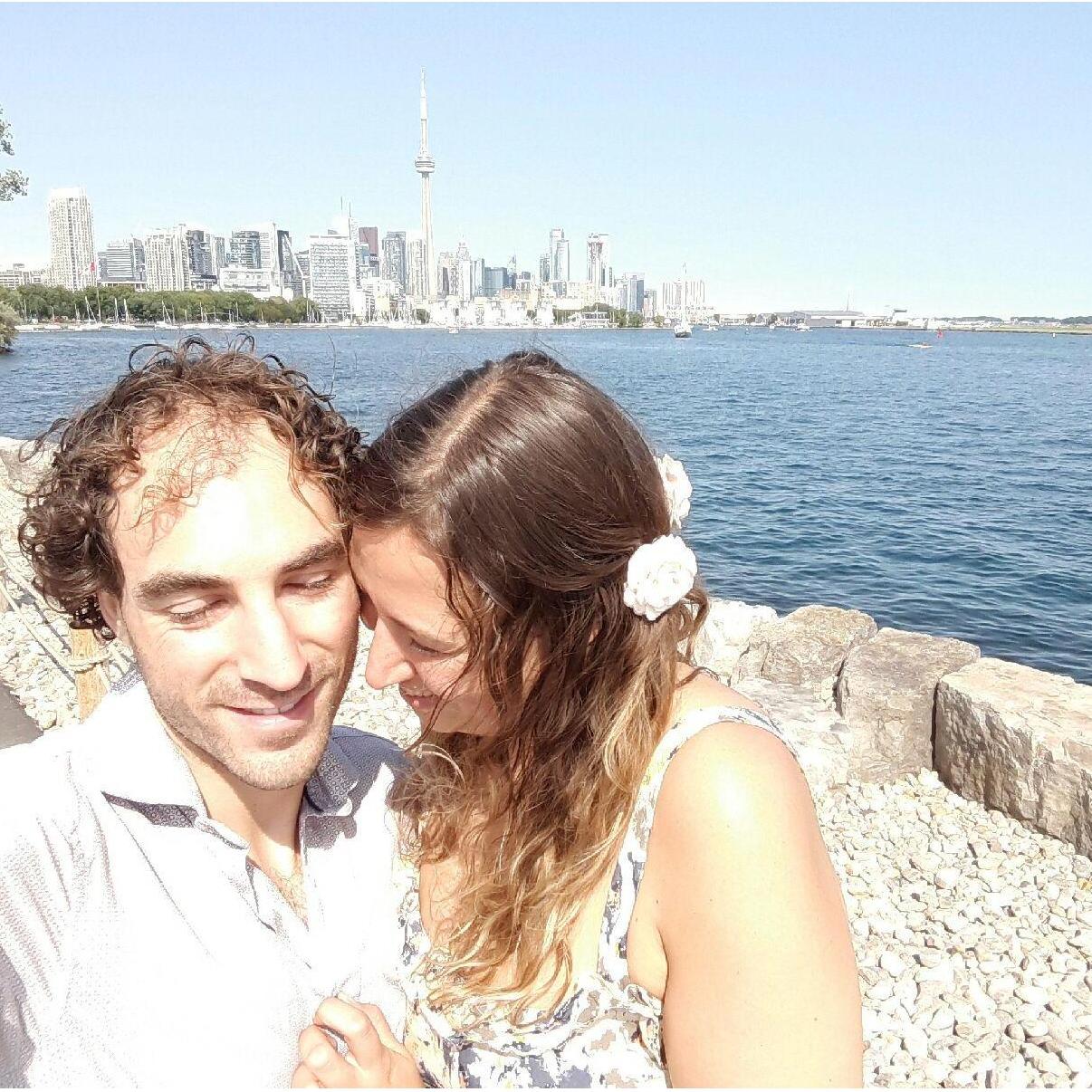 At the first wedding we attended together.