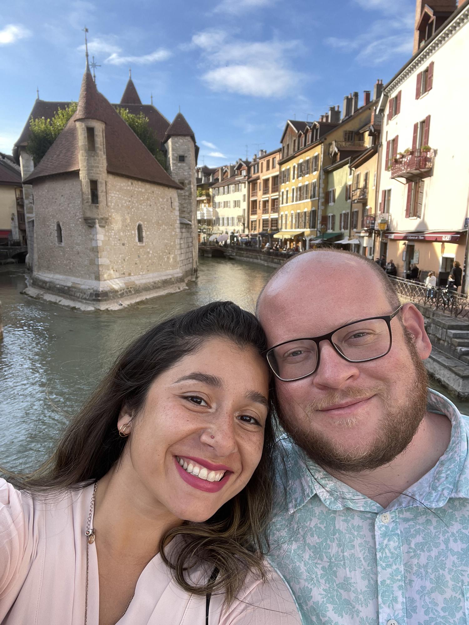 Cheesin' in the Old Town of Annecy, France