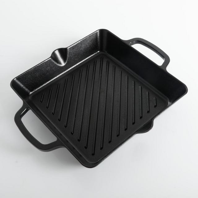 Artisanal Kitchen Supply® Nonstick 10-Inch Cast Iron Grill Pan