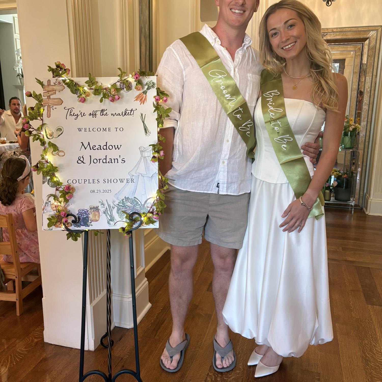 Meadow's mom threw us a BEAUTIFUL wedding shower!