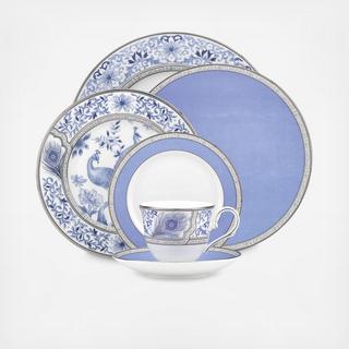 Sapphire Plume 5-Piece Place Setting, Service for 1