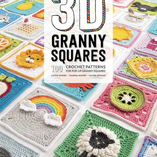3D Granny Squares: 100 crochet patterns for pop-up granny squares