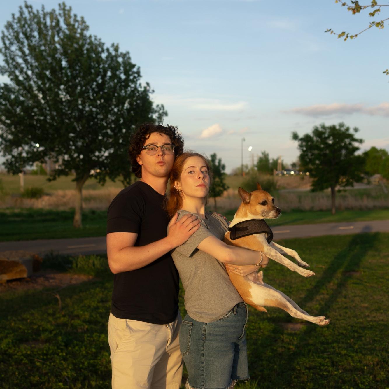 silly engagement photo!
