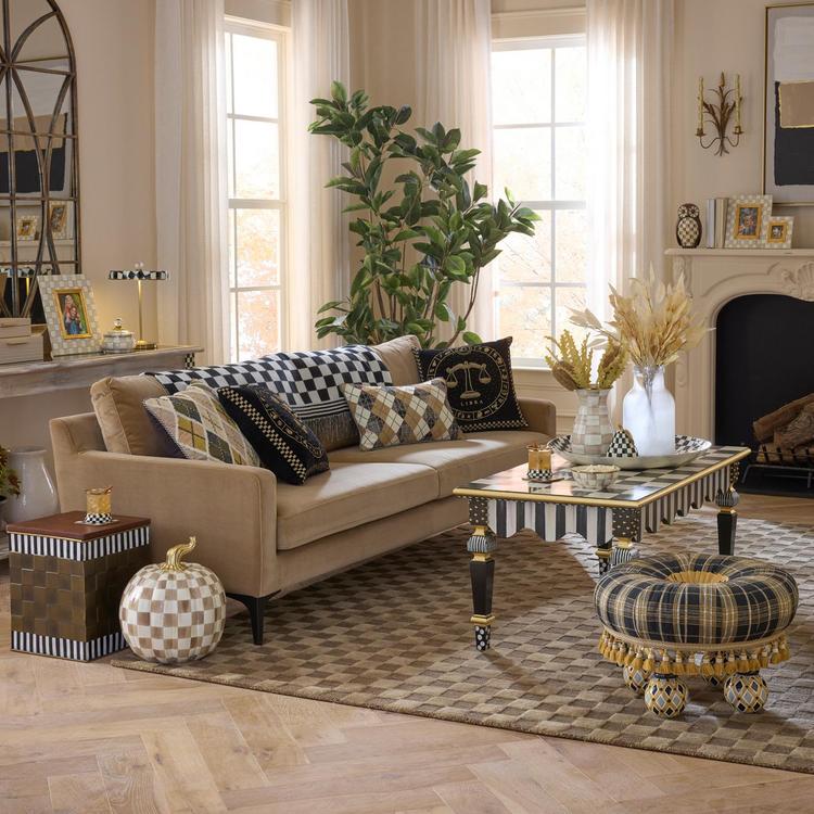 MacKenzie-Childs, Mocha Check Frame | Zola