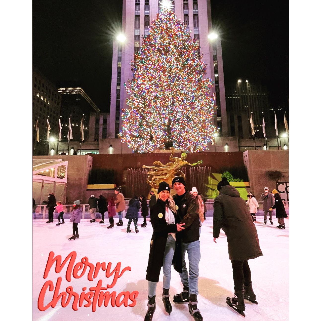 First Christmas together in New York City