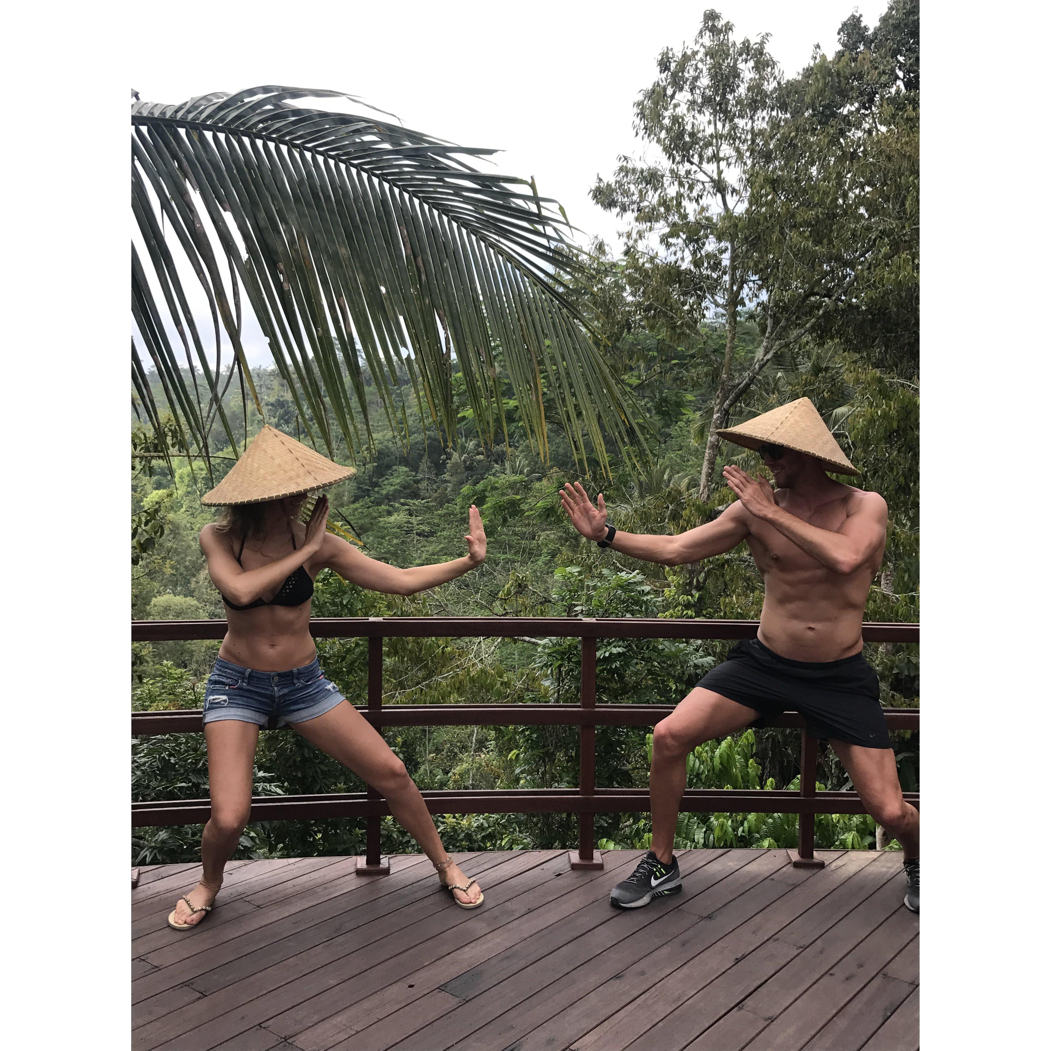 Kung Fy in Ubud Bali - 2017