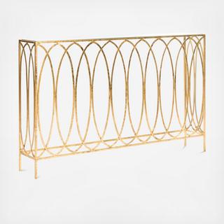 Oval Ringed Console Table