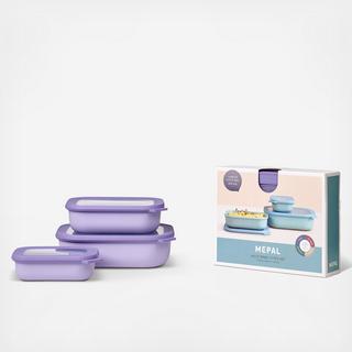 Cirqula, Rectangular Shallow Storage Set, 3 Piece