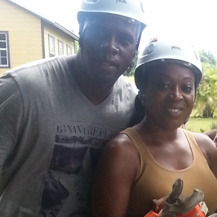 Ziplining in Barbados